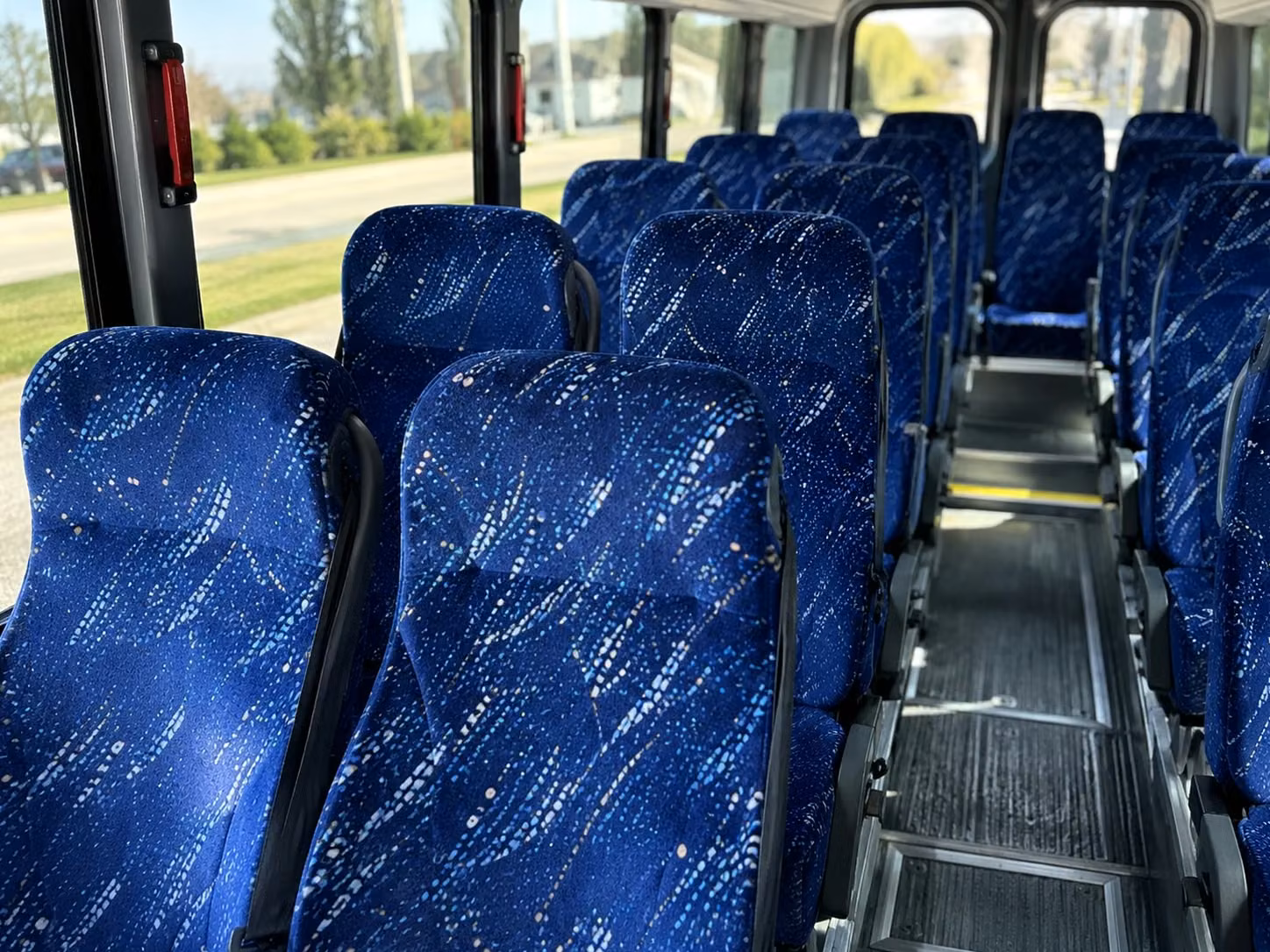 15 passenger minibus inside