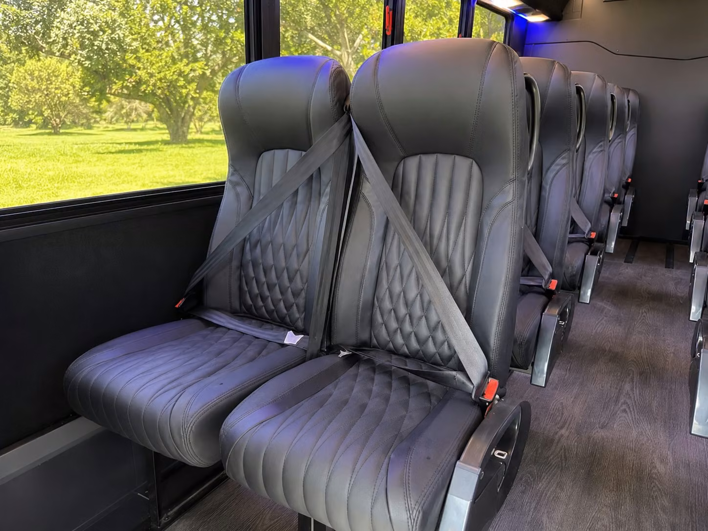 18 passenger minibus inside