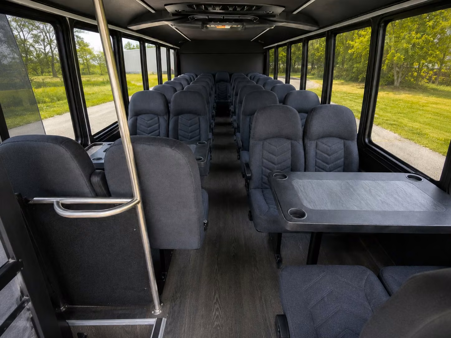 20 passenger minibus interior