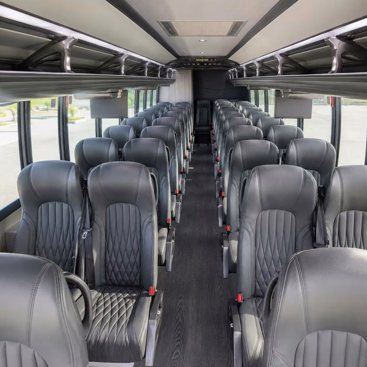 25 passenger minibus interior