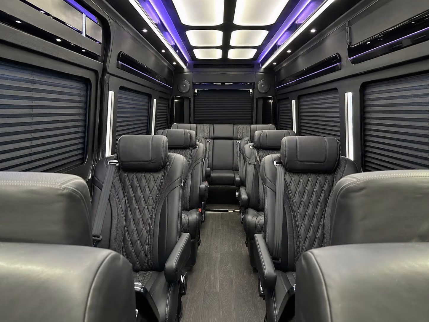 sprinter van with driver inside
