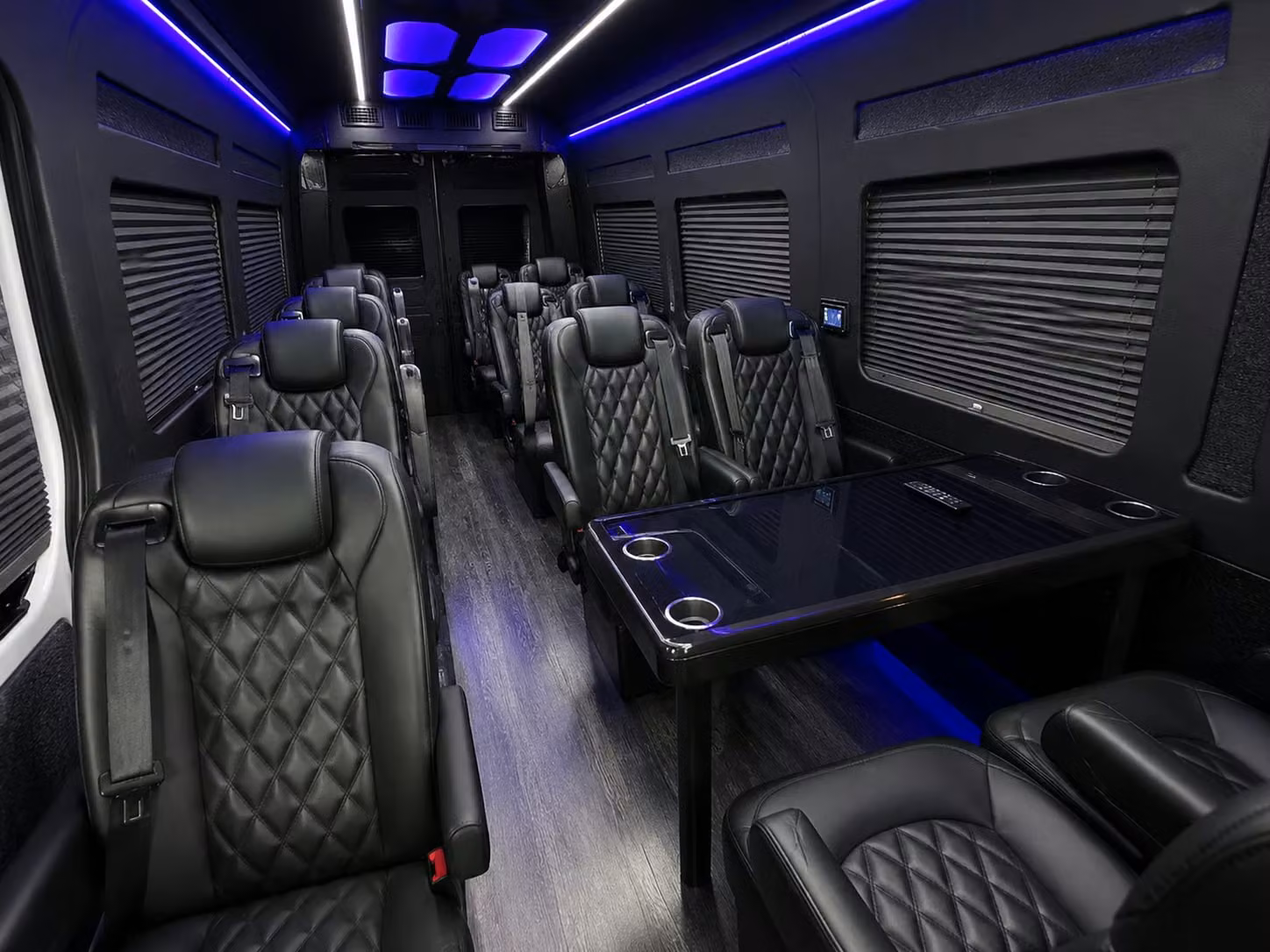 sprinter van with driver interior